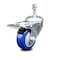 Service Caster 3.5 Inch Blue Polyurethane Swivel 10mm Stem Caster with Total Lock Brake SCC-TSTTL20S3514-PPUB-BLUE-M1015 - alternate 2